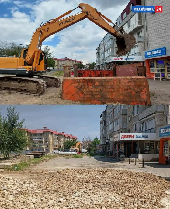 В Михайловске заменили аварийный участок коллектора на улице Ленина
